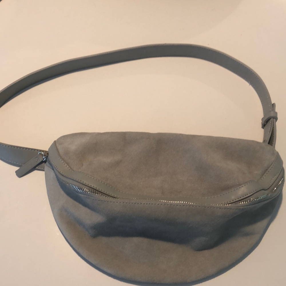 FINAL SALE French Connection suede Bumbag